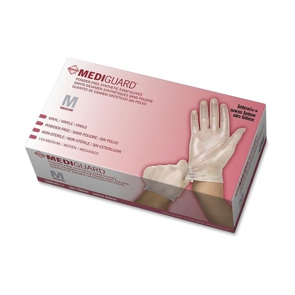 Medline Disposable Gloves, Vinyl, M, 150 PK MII6MSV512 - main